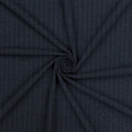 Ribbing 2x1 | Collars & Cuffs | Navy