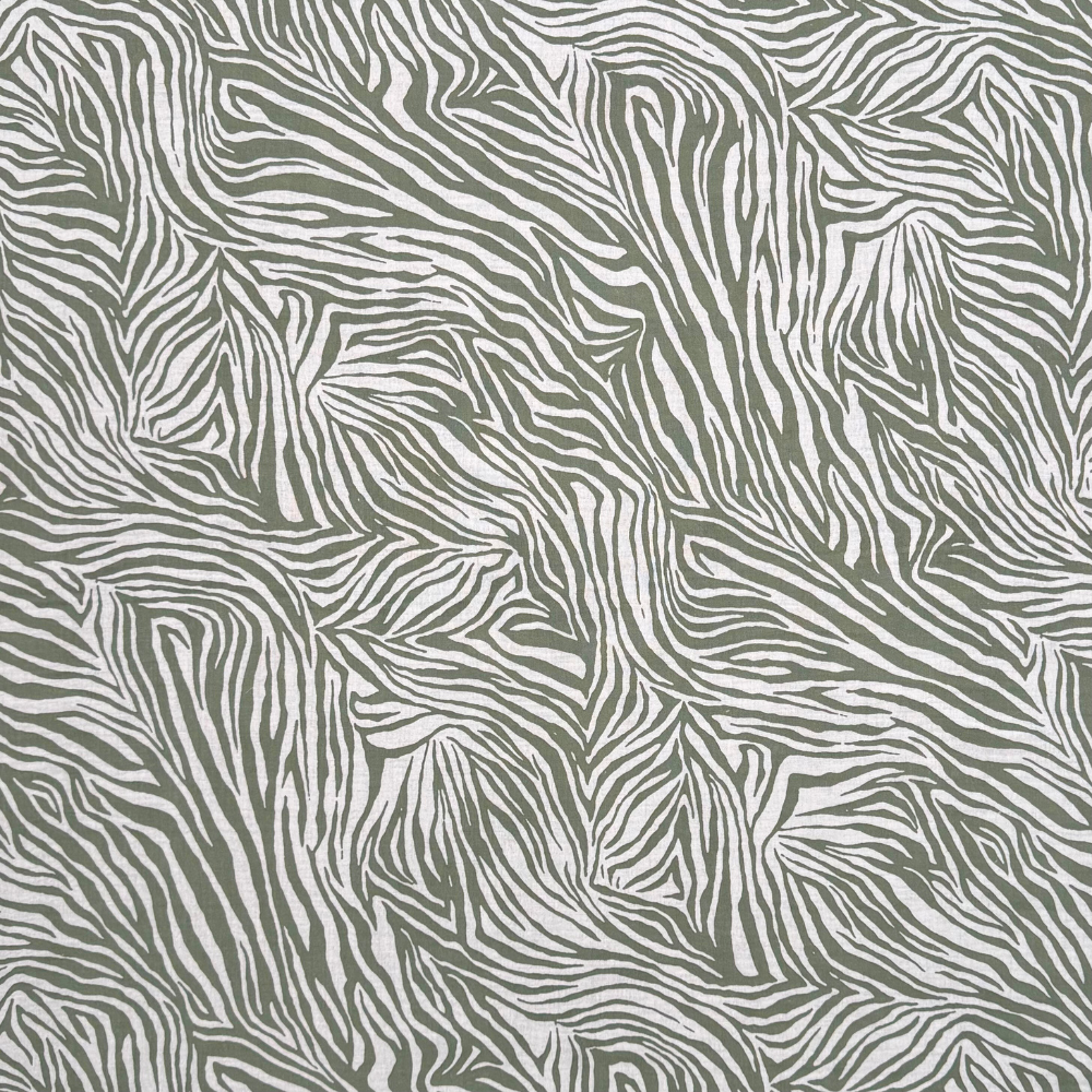 Printed Muslin Tribal Zebra 150cm