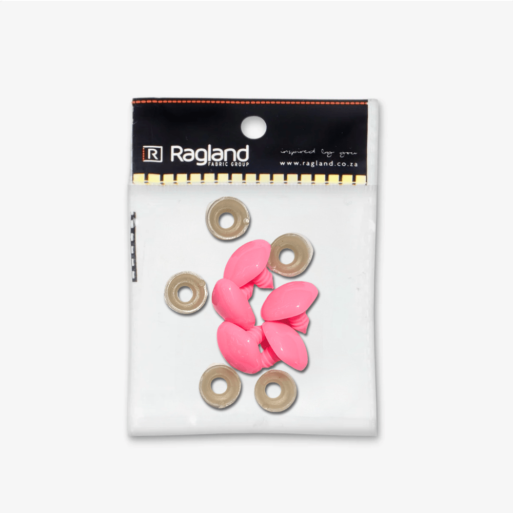 Teddy Nose Pink (5pc) - Sizes Available - Ragland Fabrics