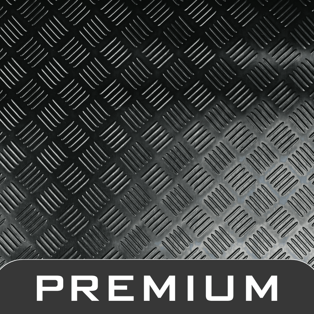 Rubber Matting / Taxi Flooring PREMIUM 3mm 140cm - CHECKER - Ragland Fabrics