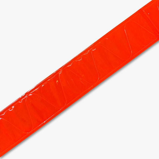 Reflective PVC Tape Orange 50mm - Per Meter