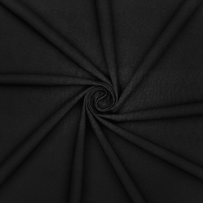 4 Way Stretch Fabric - BLACK