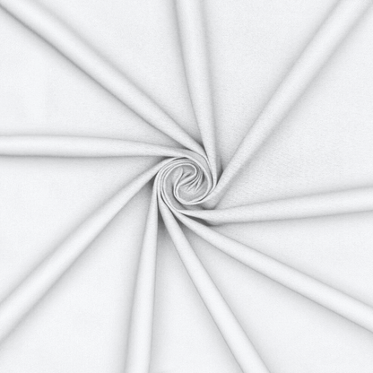 4 Way Stretch Fabric - WHITE