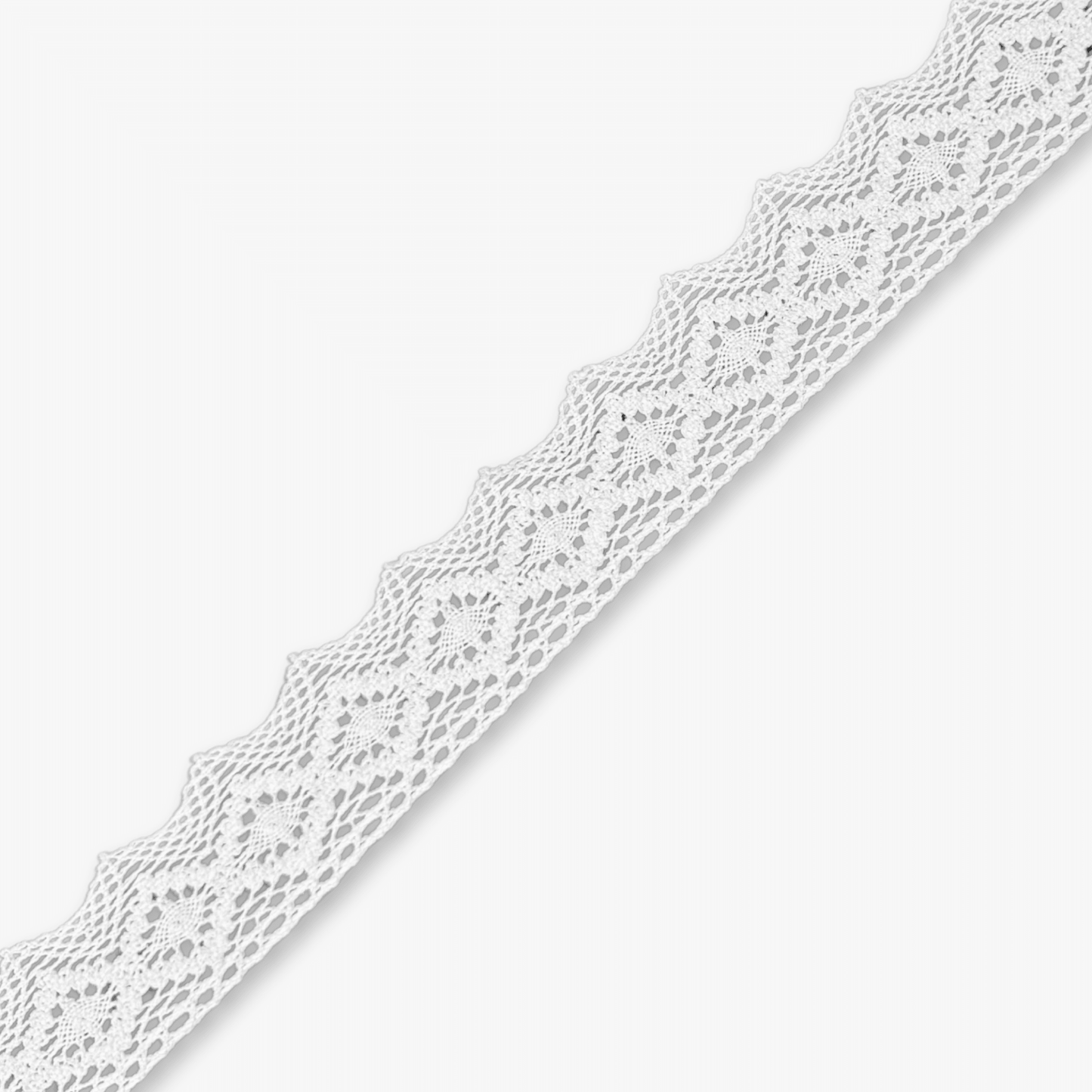 Lace Torchon White 40mm 22 - Ragland Fabrics