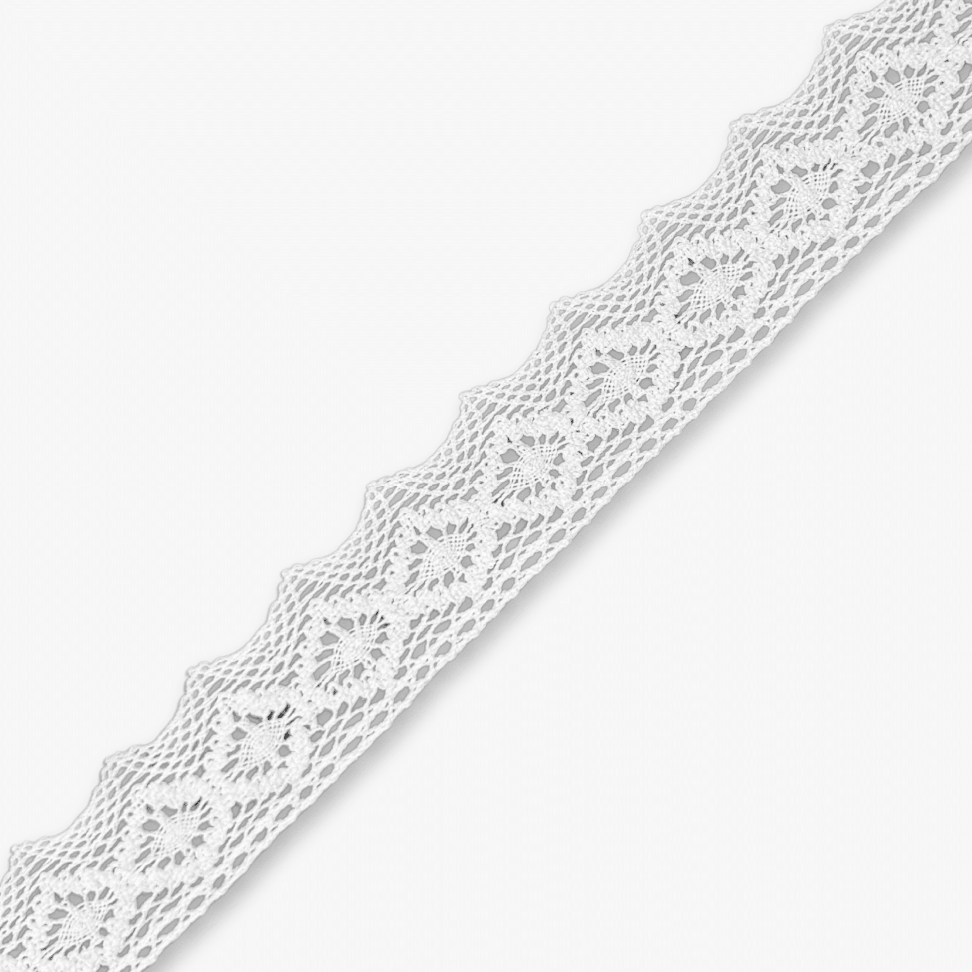 Lace Torchon White 40mm 21 - Ragland Fabrics