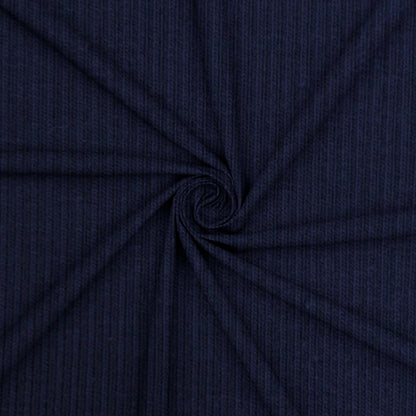 Ribbing 2x1 | Collars & Cuffs | Ink Blue - Ragland Fabrics