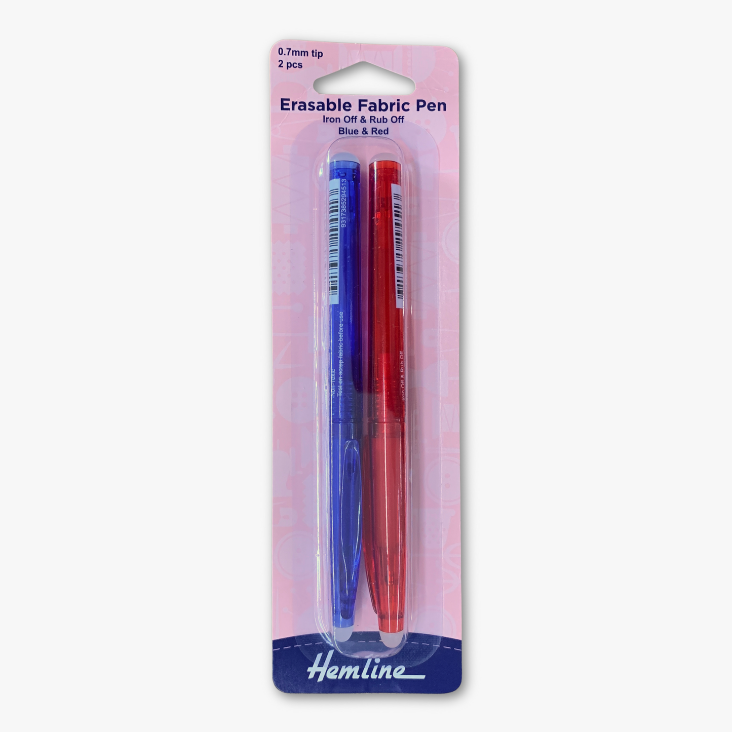 Erasable Fabric Pen (Iron & Rub off)