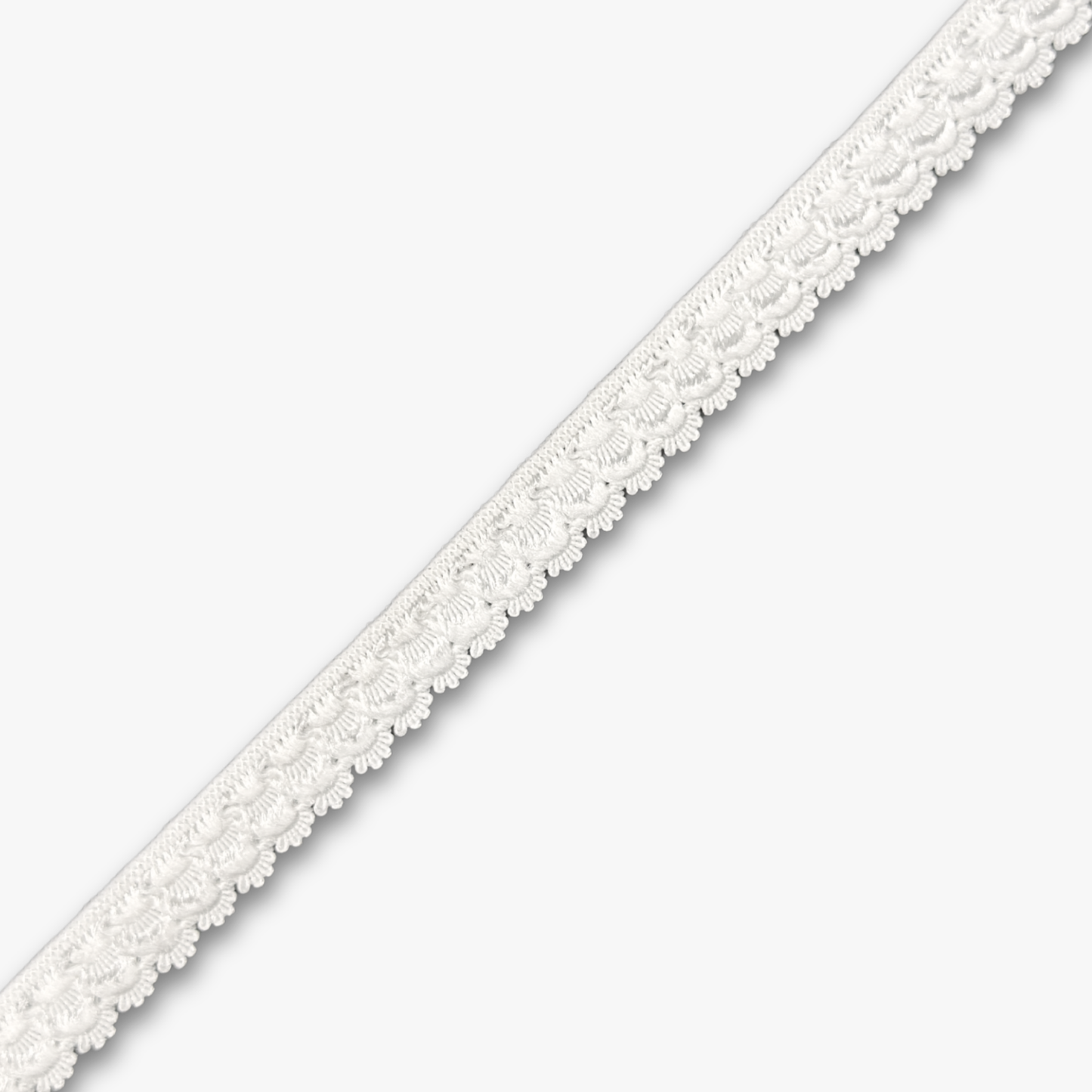 Crocodile Elastic 12mm Off White - Discontinued