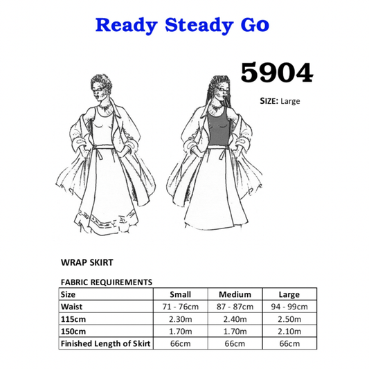 Pattern | Wrap Skirt 5904 - Ragland Fabrics