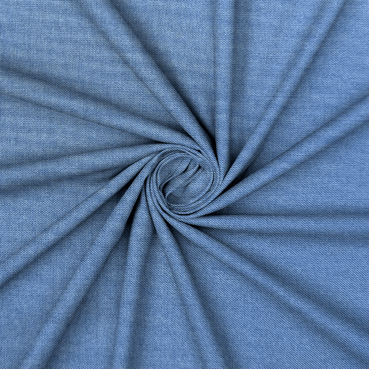 Suiting Poly Rayon School Blue - Ragland Fabrics