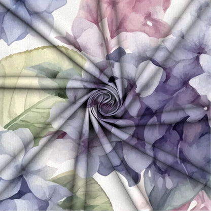 Printed Mini Matt Hydrangeas - Ragland Fabrics