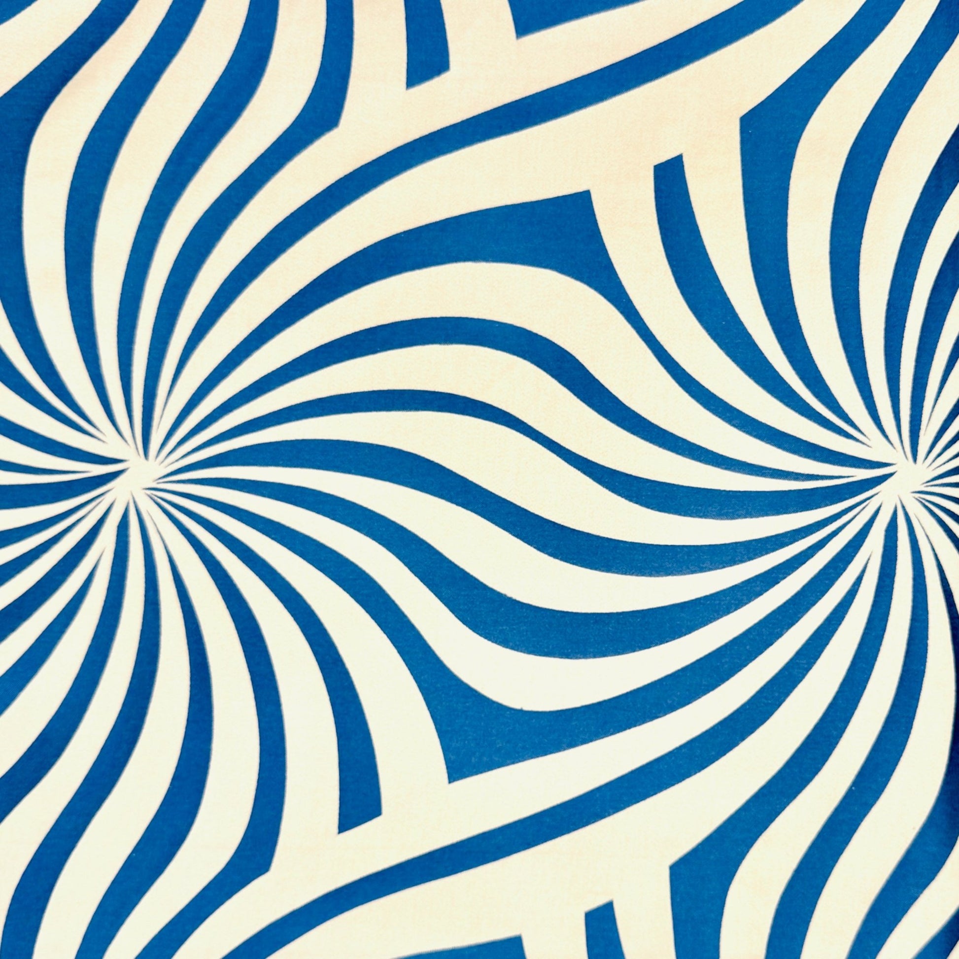 Printed Abstract Furnishing Ocean - Discontinued - Ragland Fabrics