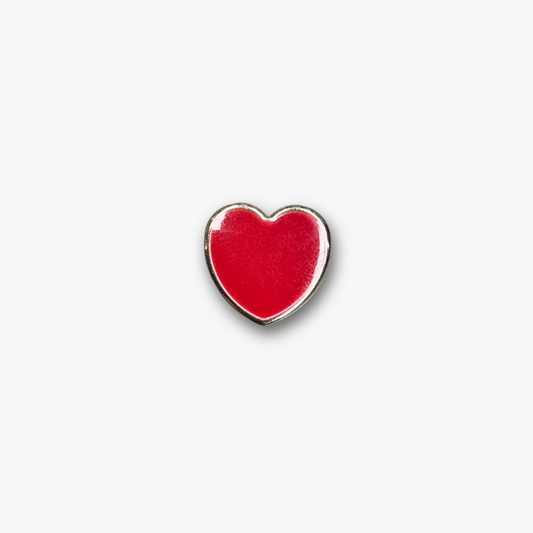 Heart Button | Red - Ragland Fabrics
