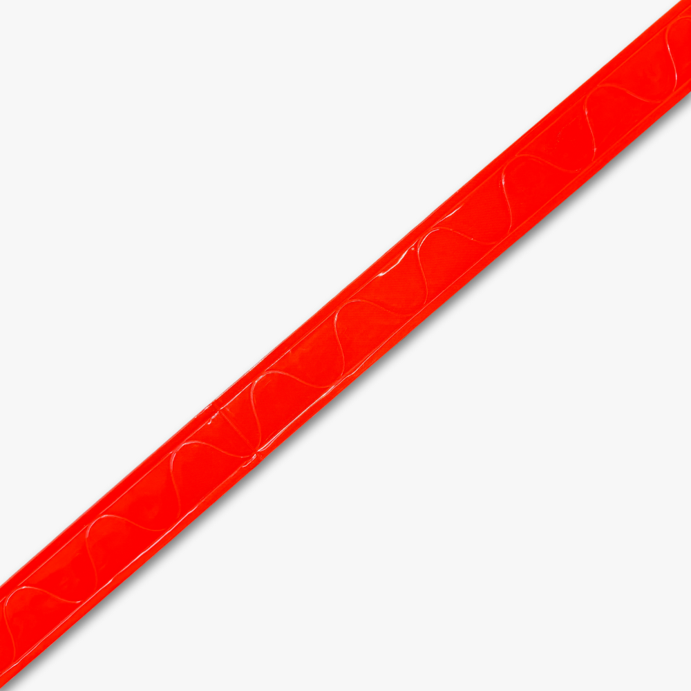 Reflective PVC Tape Orange 25mm - Per Meter