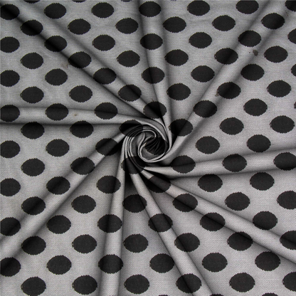 Stretch Mesh Black Dot