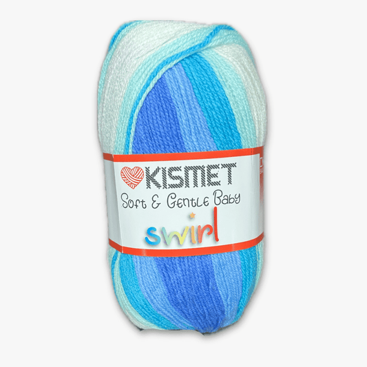 Soft & Gentle Baby Swirl Lagoon - Ragland Fabrics