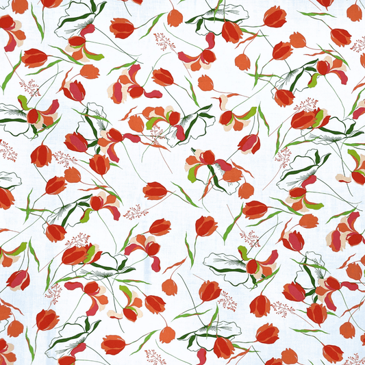 Viscose Printed Challis Summer 11 - Ragland Fabrics