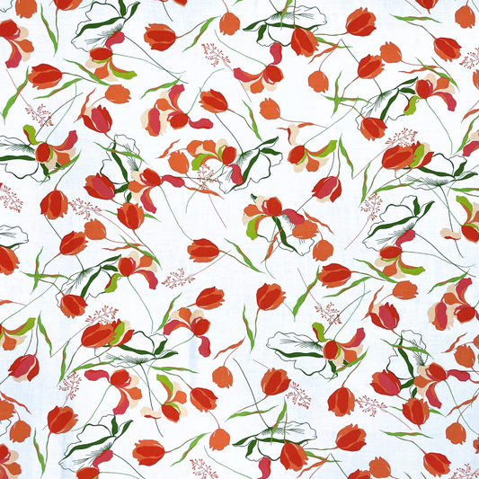 Viscose Printed Challis Summer #11