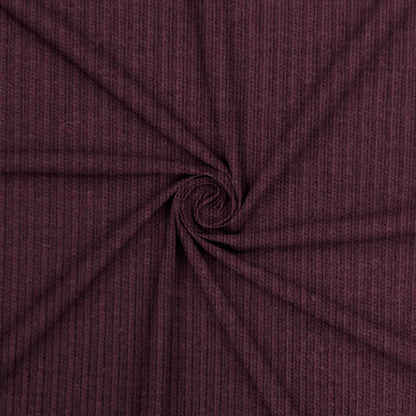 Ribbing 2x1 | Collars & Cuffs | Maroon - Ragland Fabrics