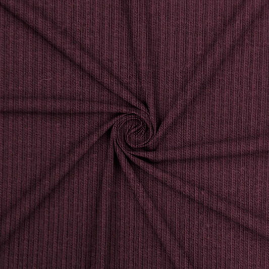 Ribbing 2x1 | Collars & Cuffs | Maroon