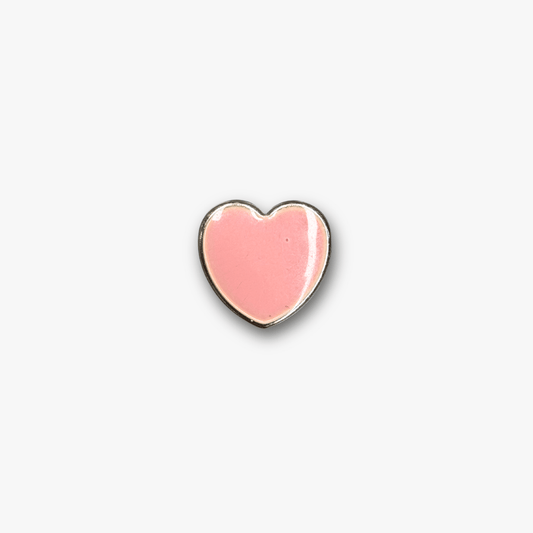 Heart Button | Pink - Ragland Fabrics