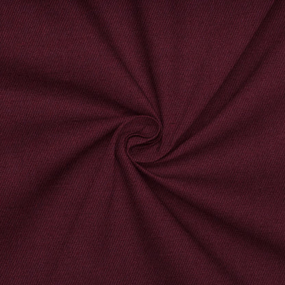 Twill Poly Cotton Col Maroon