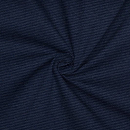 Twill Poly Cotton Col Navy