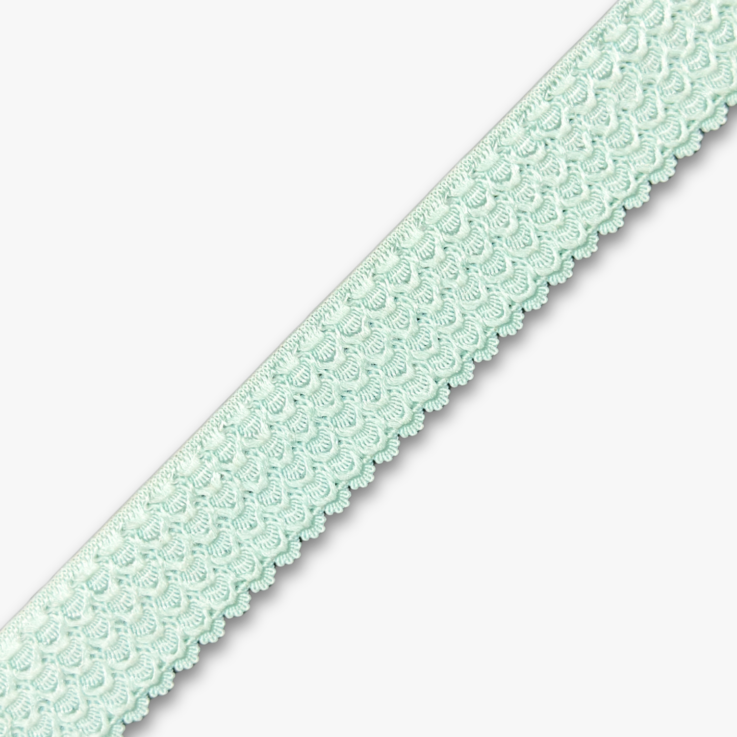Crocodile Elastic 25mm Mint - Discontinued