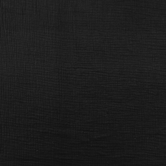 Summer Muslin Black - Ragland Fabrics