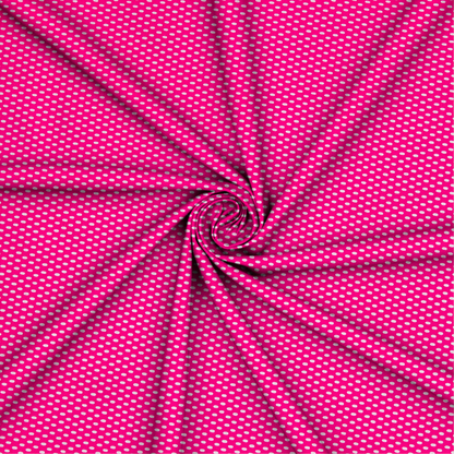 Stretch Eyelet  Mesh Pink