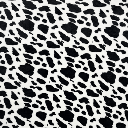Printed Mongolian Fleece Cow Print - Ragland Fabrics