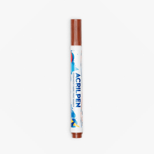 Acrilex Acrilpen Fabric Marker Brown - Ragland Fabrics