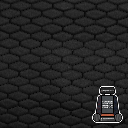 Automotive Upholstery Bentley Black Honey - Ragland Fabrics