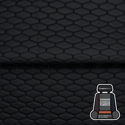 Automotive Upholstery Bentley Black Honey - Ragland Fabrics