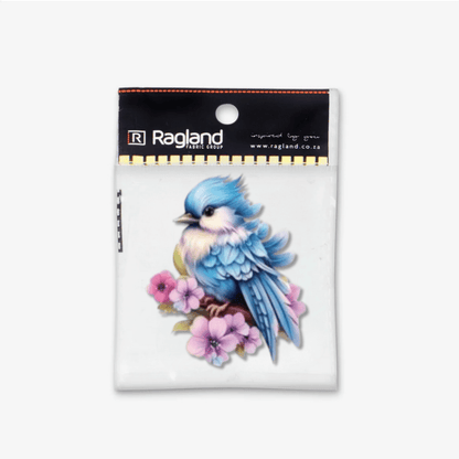 Motif Iron On Badge - Bird 6.5cmx5.5cm - Ragland Fabrics