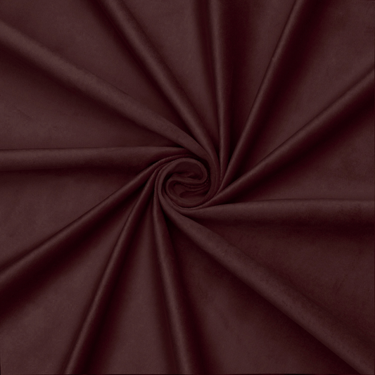 Bella Rosa Plain Velvet 140cm Madder - TBD - Ragland Fabrics