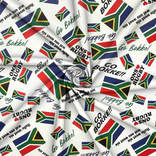 Printed Vinyl Bokke White