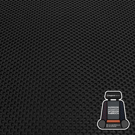 Car Seat Knitted Mesh Upholstery Black