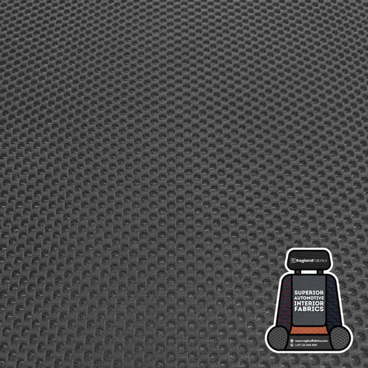 Car Seat Knitted Mesh Upholstery Charcoal