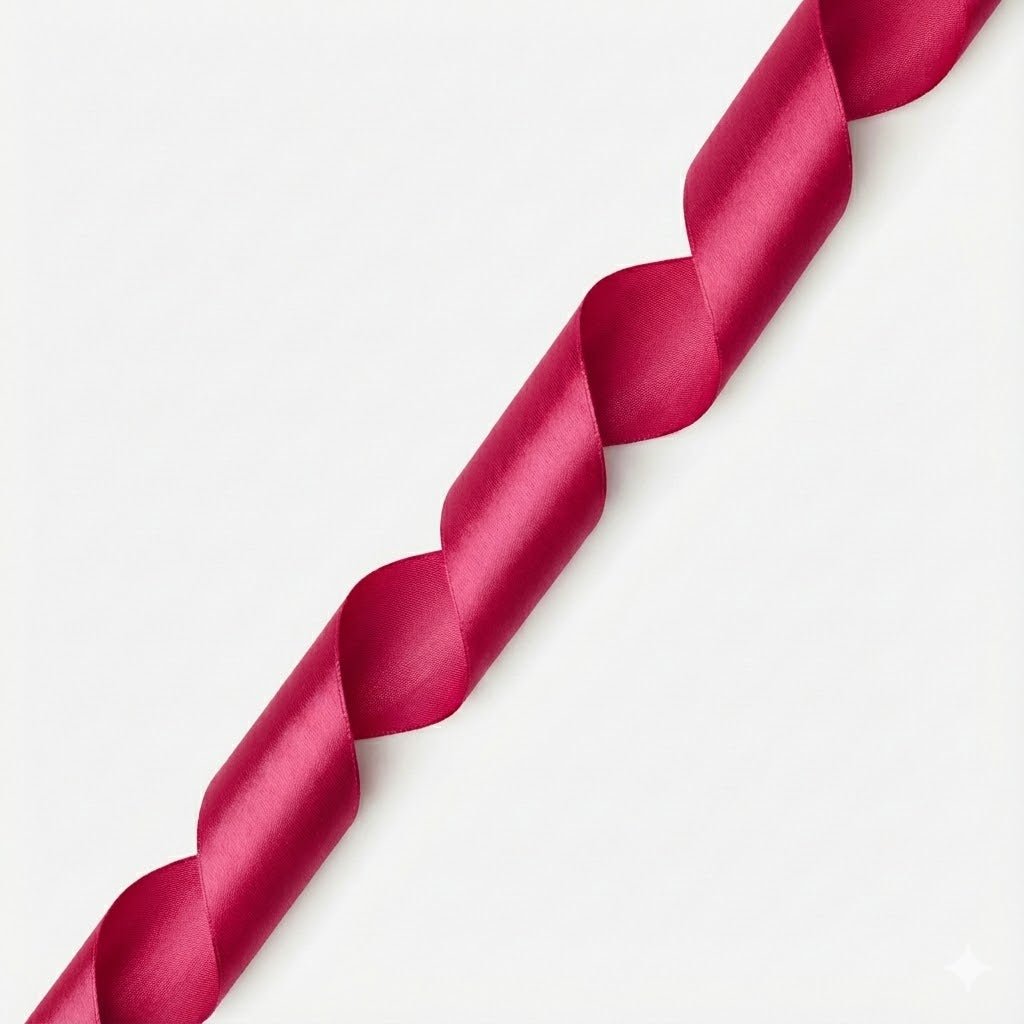 Satin Ribbbon 50mm - Cerise 053 - Ragland Fabrics