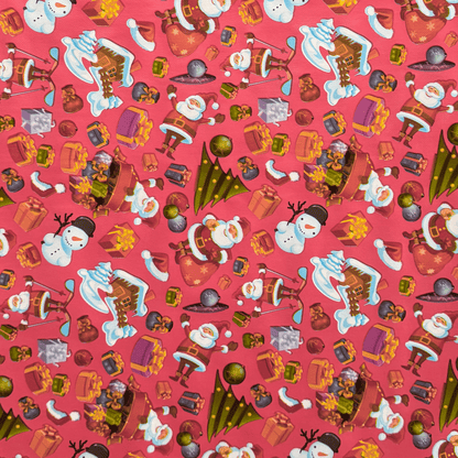 Christmas Printed PVC Table Cloth F - 2367 - 2 - Ragland Fabrics