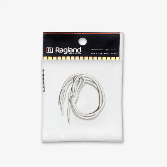 Shoe Lace Round White Pairs (2 Sizes)