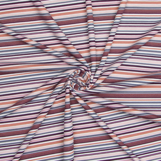 Cotton Knit Dusty Desert Stripe