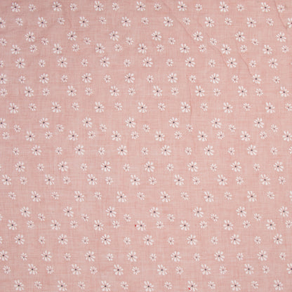 Printed Voille Floral Pink