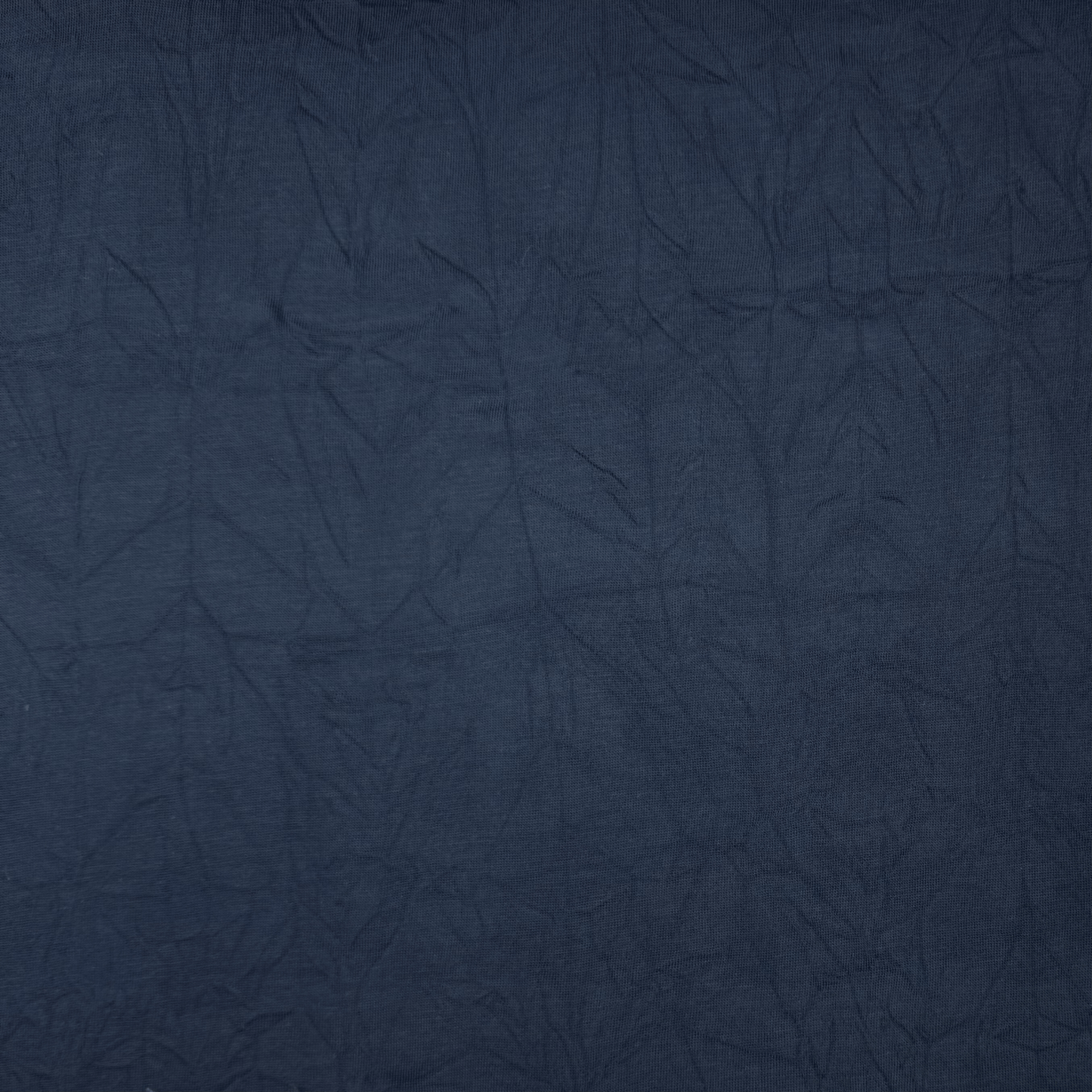 Crinkle Cotton Knit Navy - Ragland Fabrics