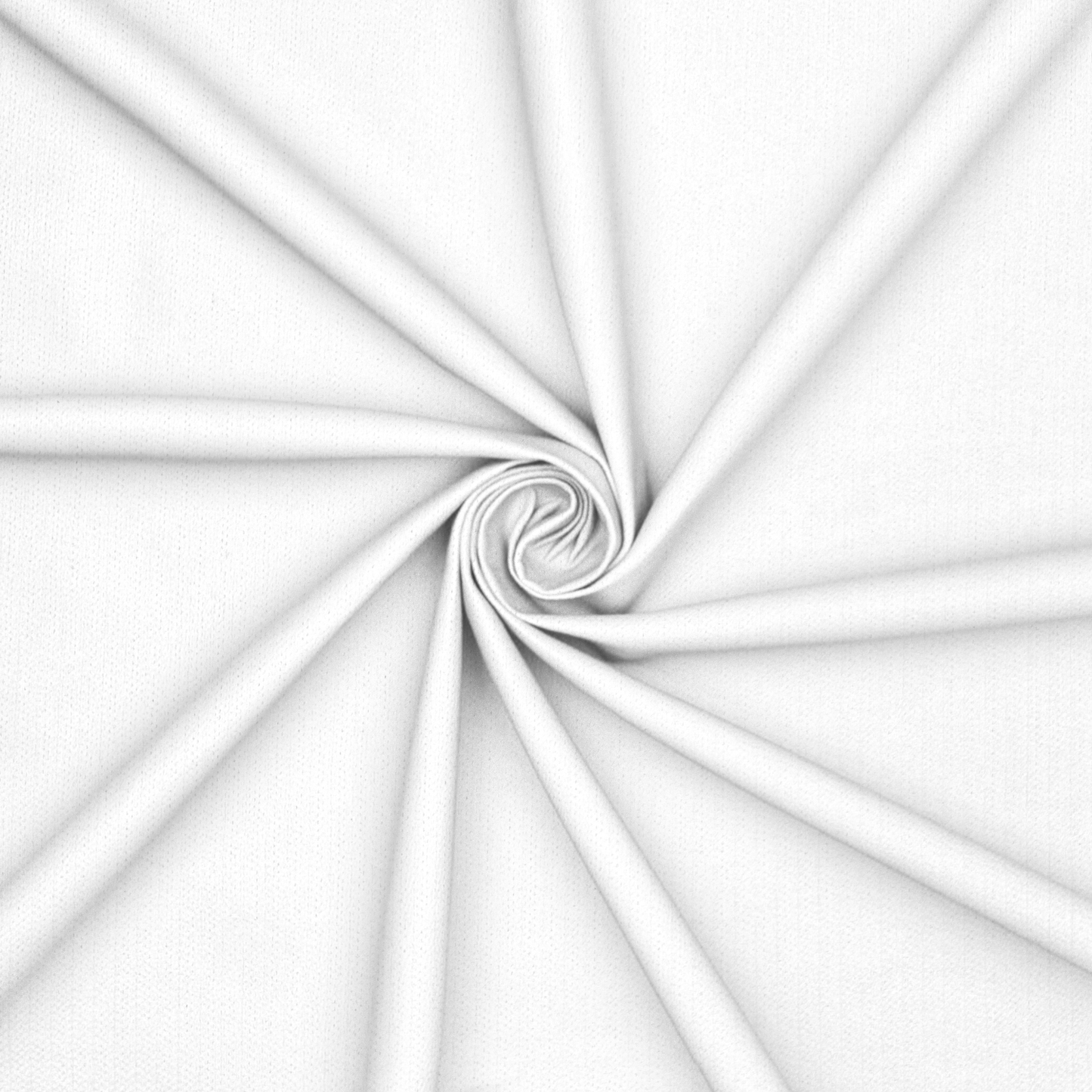 Cotton Knit Ribbed Ice White - Ragland Fabrics