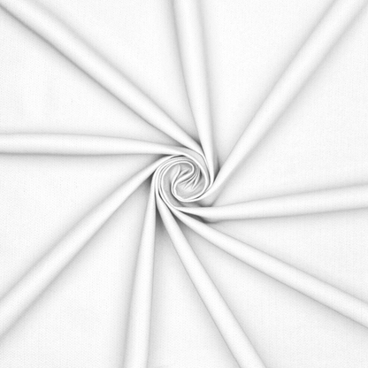 Cotton Knit Ribbed Ice White - Ragland Fabrics