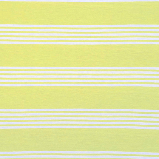Cotton Knit Yellow Stripe - Ragland Fabrics