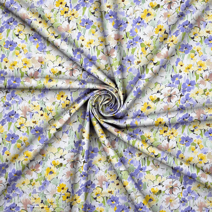 Viscose Printed Challis Des.13 2 - Ragland Fabrics
