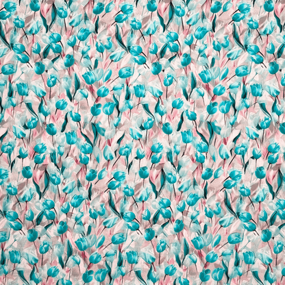 Viscose Printed Challis Des.2 3 - Ragland Fabrics